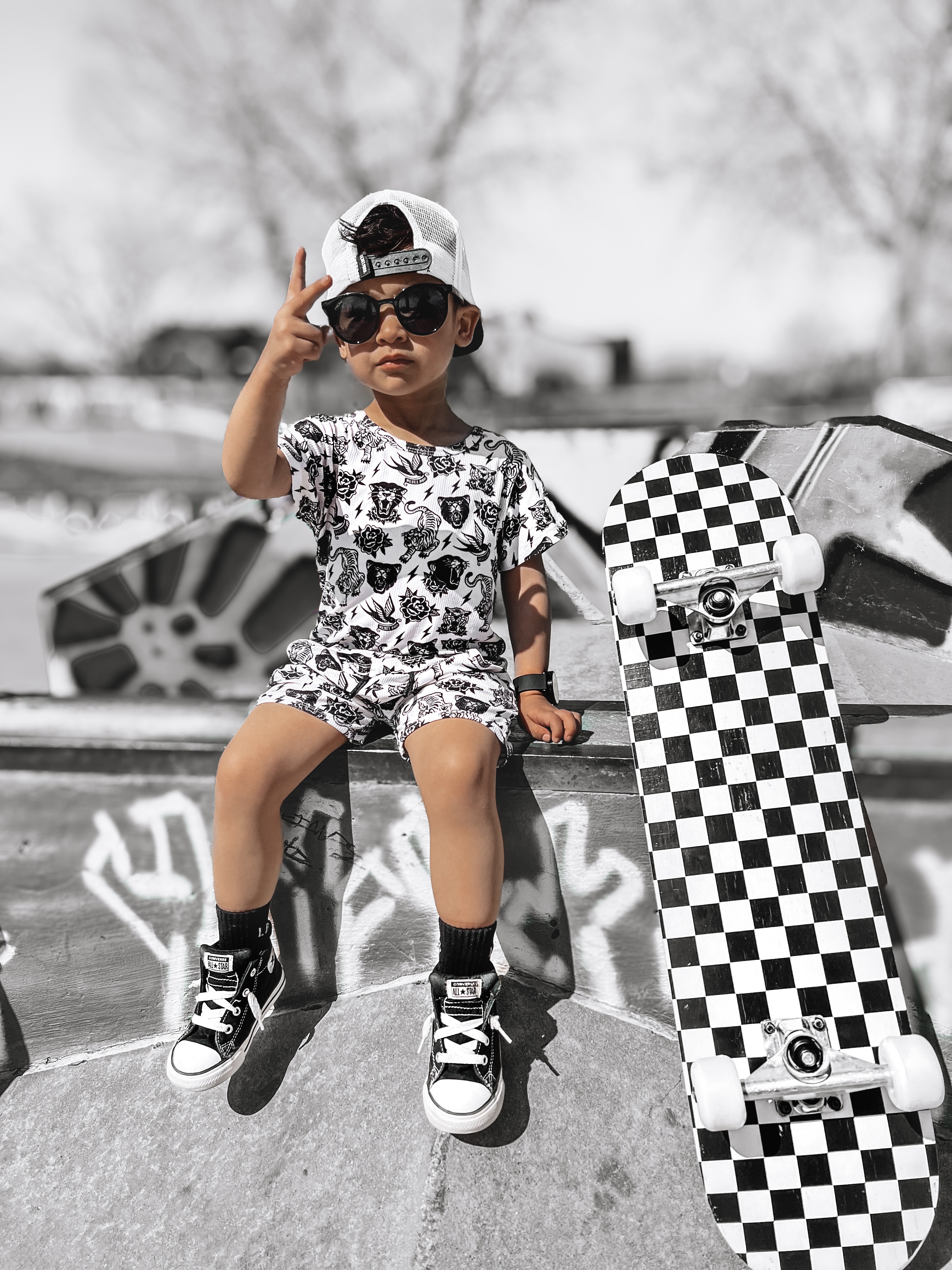 Biker Two Piece Set in Born to be Wild