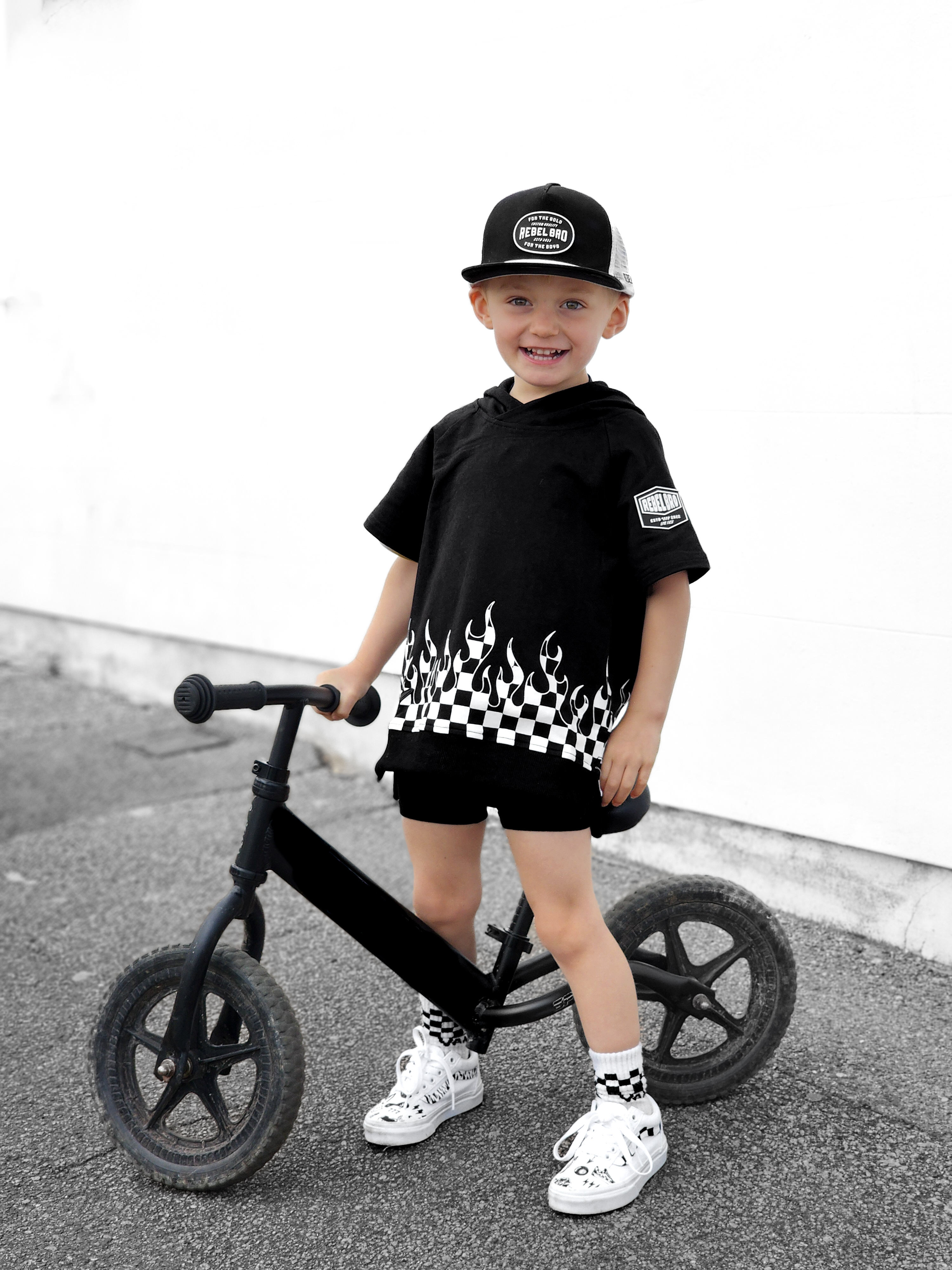 Short Sleeve Hoodie in Harley