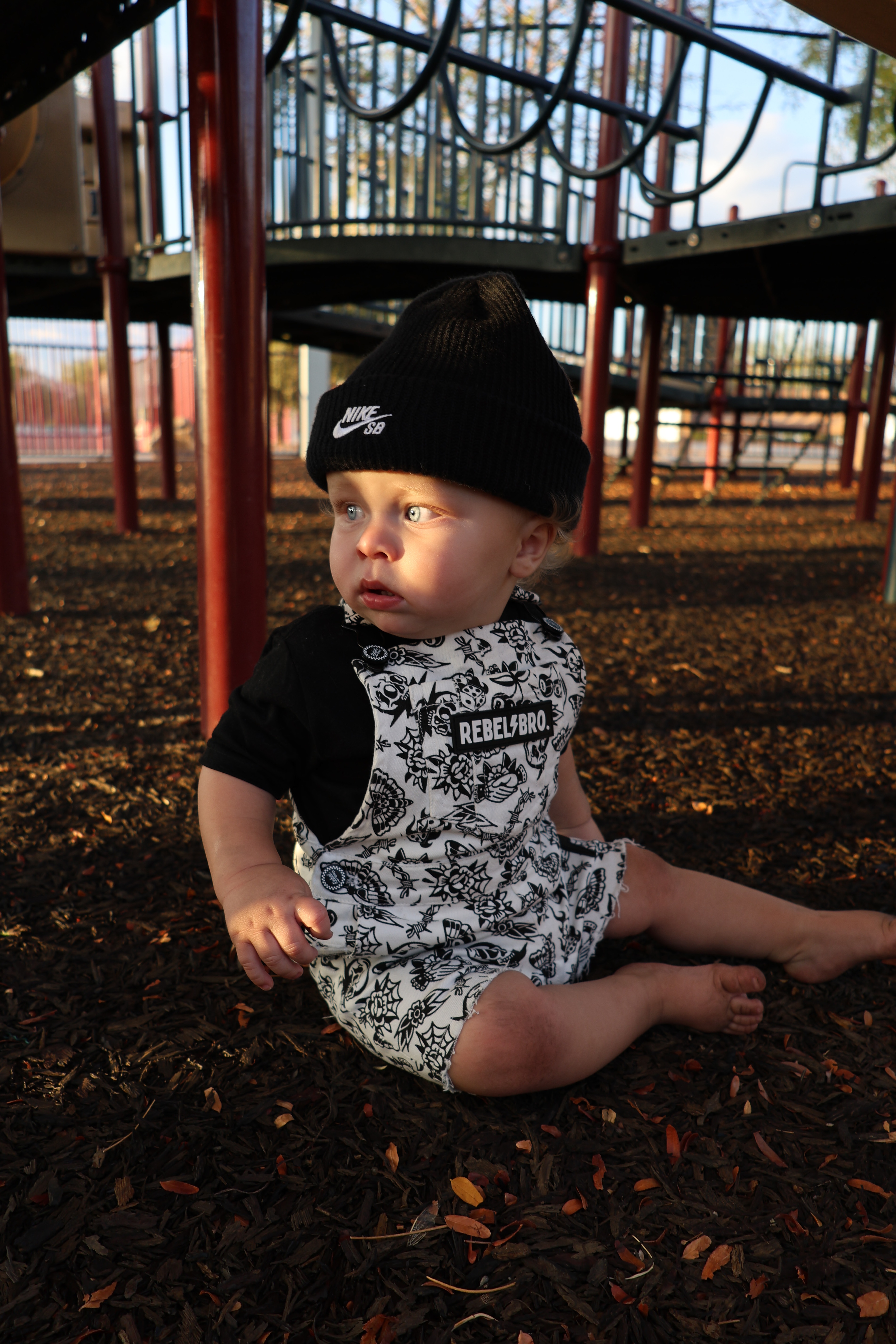 Cut Off Overalls in Bad Boy
