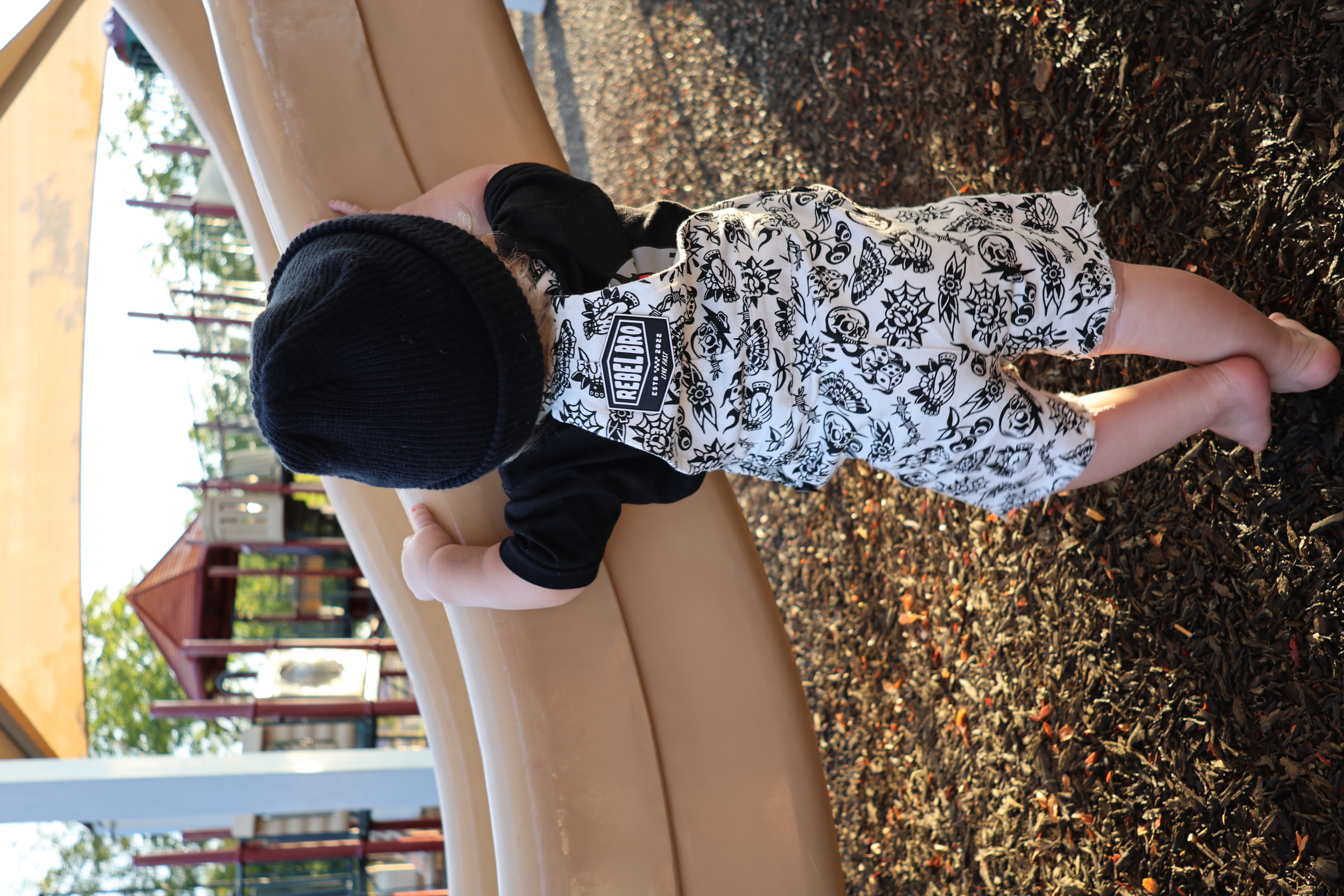 Cut Off Overalls in Bad Boy