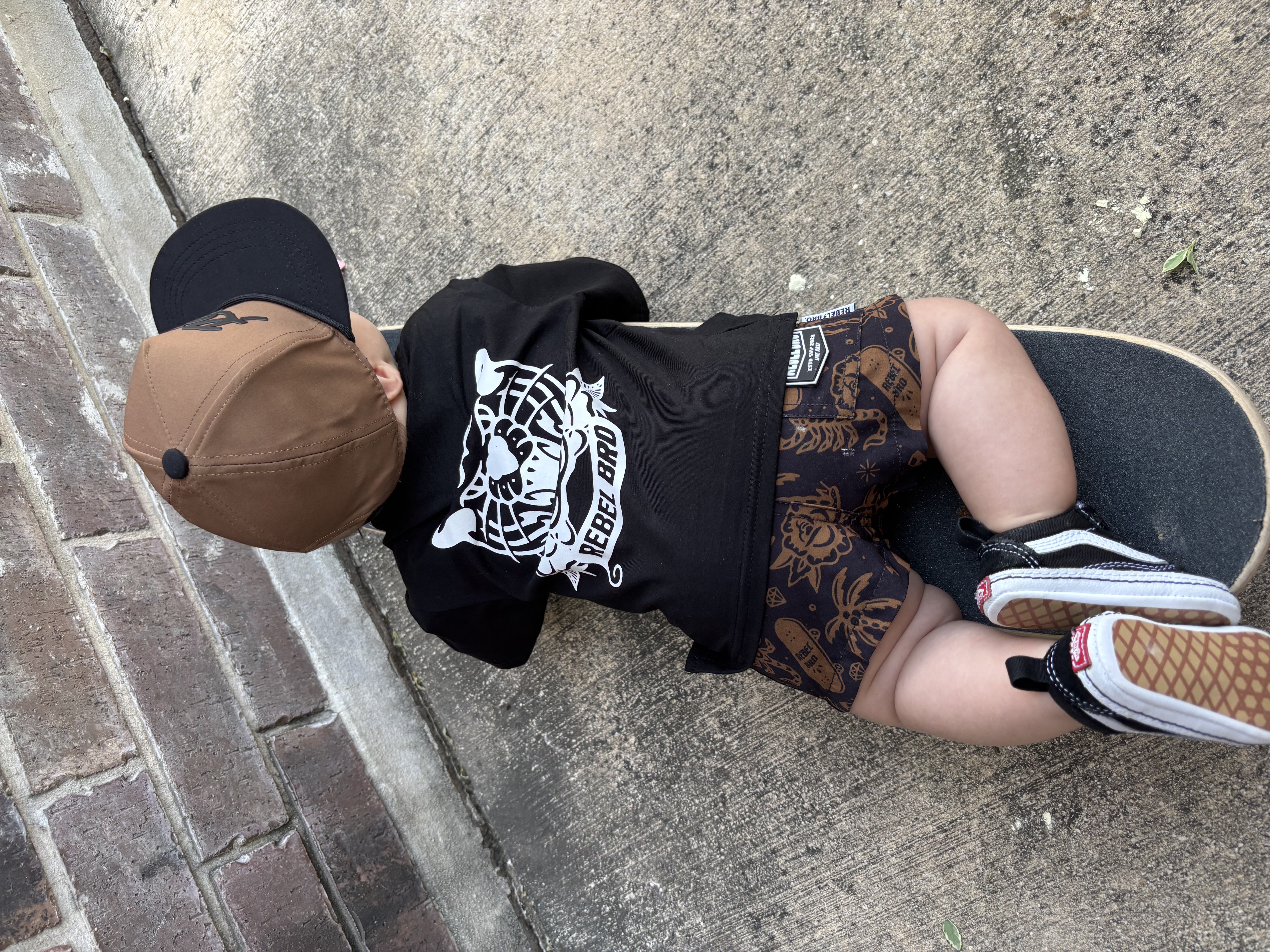 Bamboo Graphic Tee in Wild Child