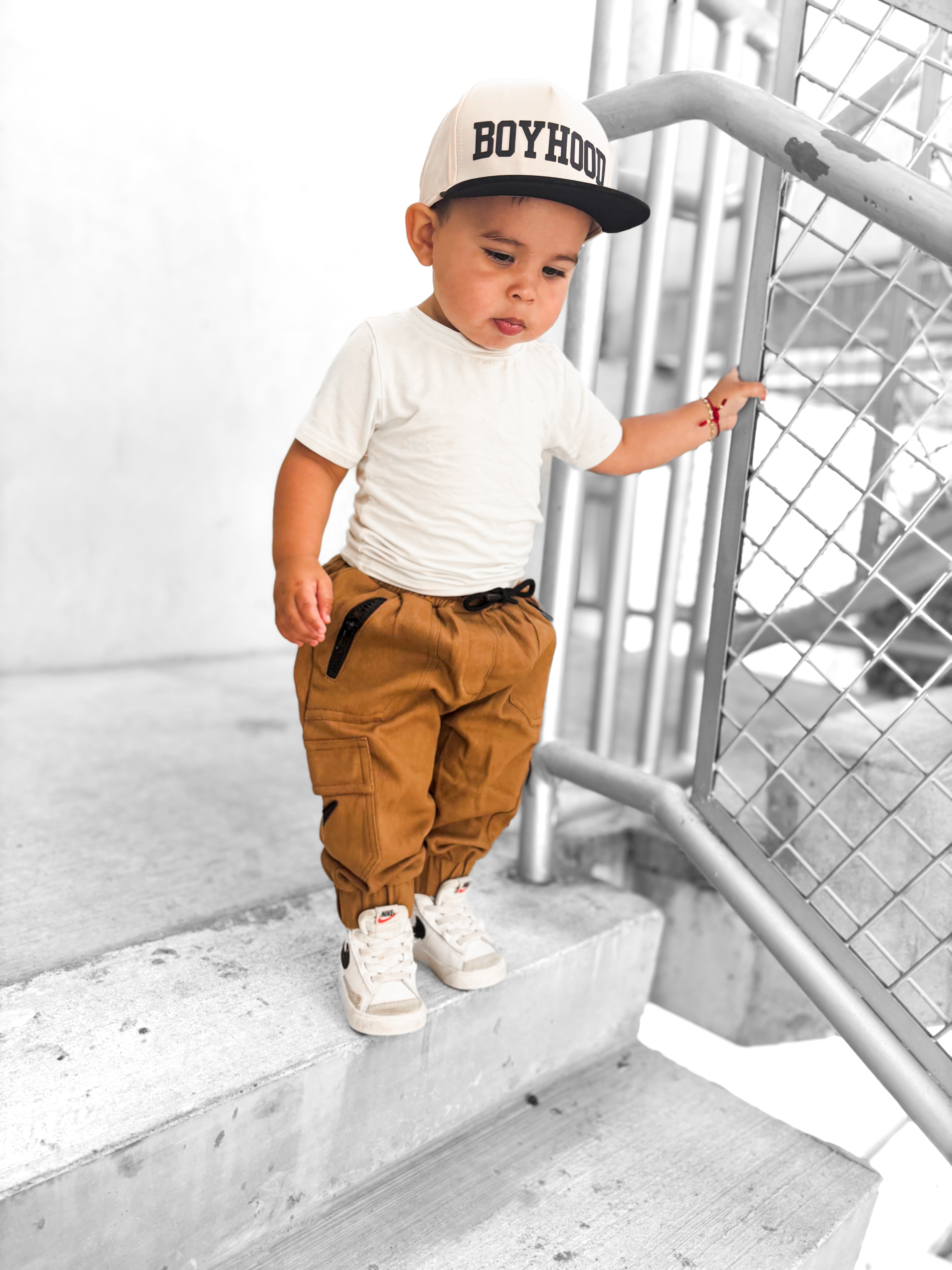 Rebel Cargo Pant in Dark Khaki