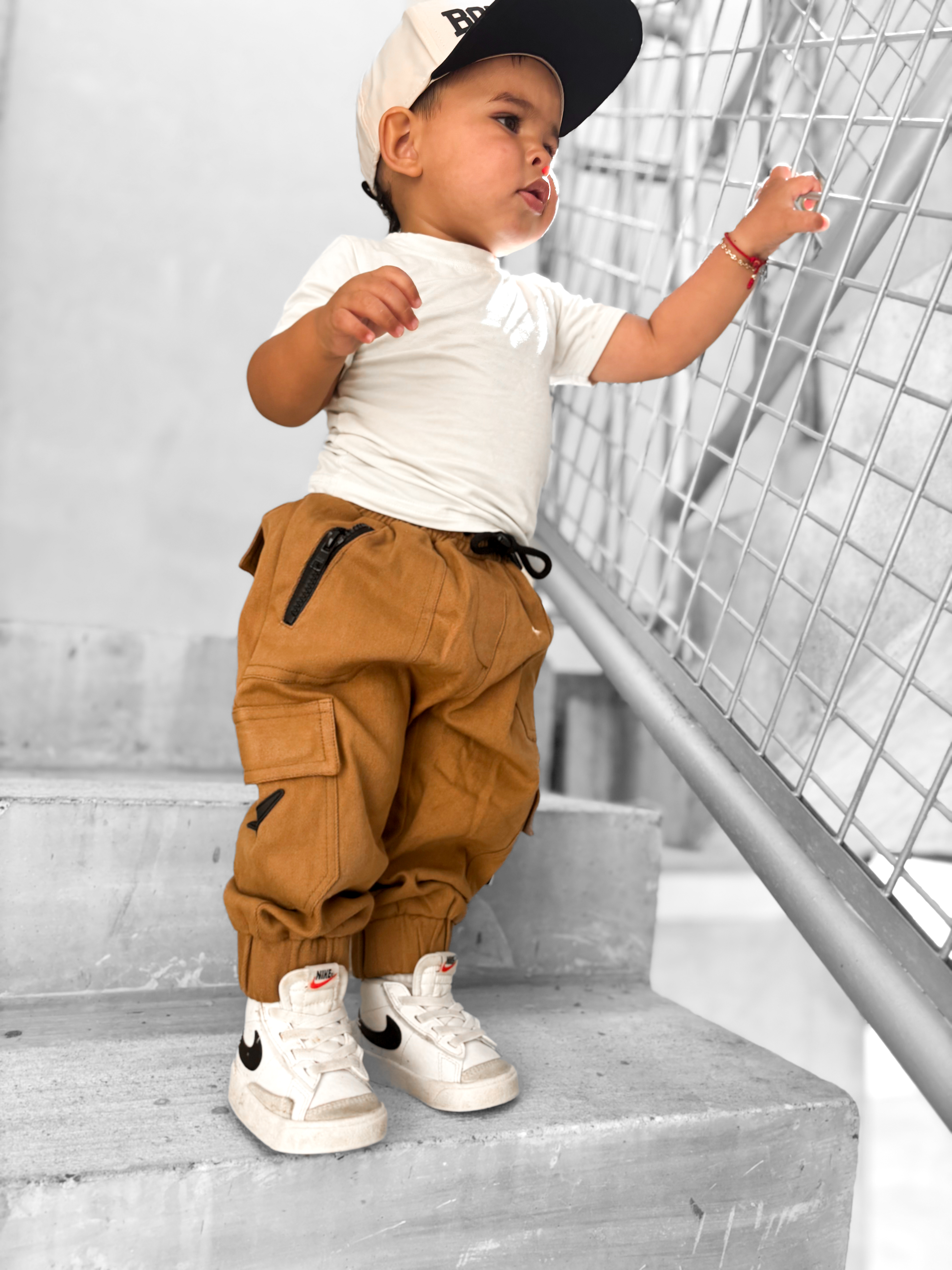 Rebel Cargo Pant in Dark Khaki