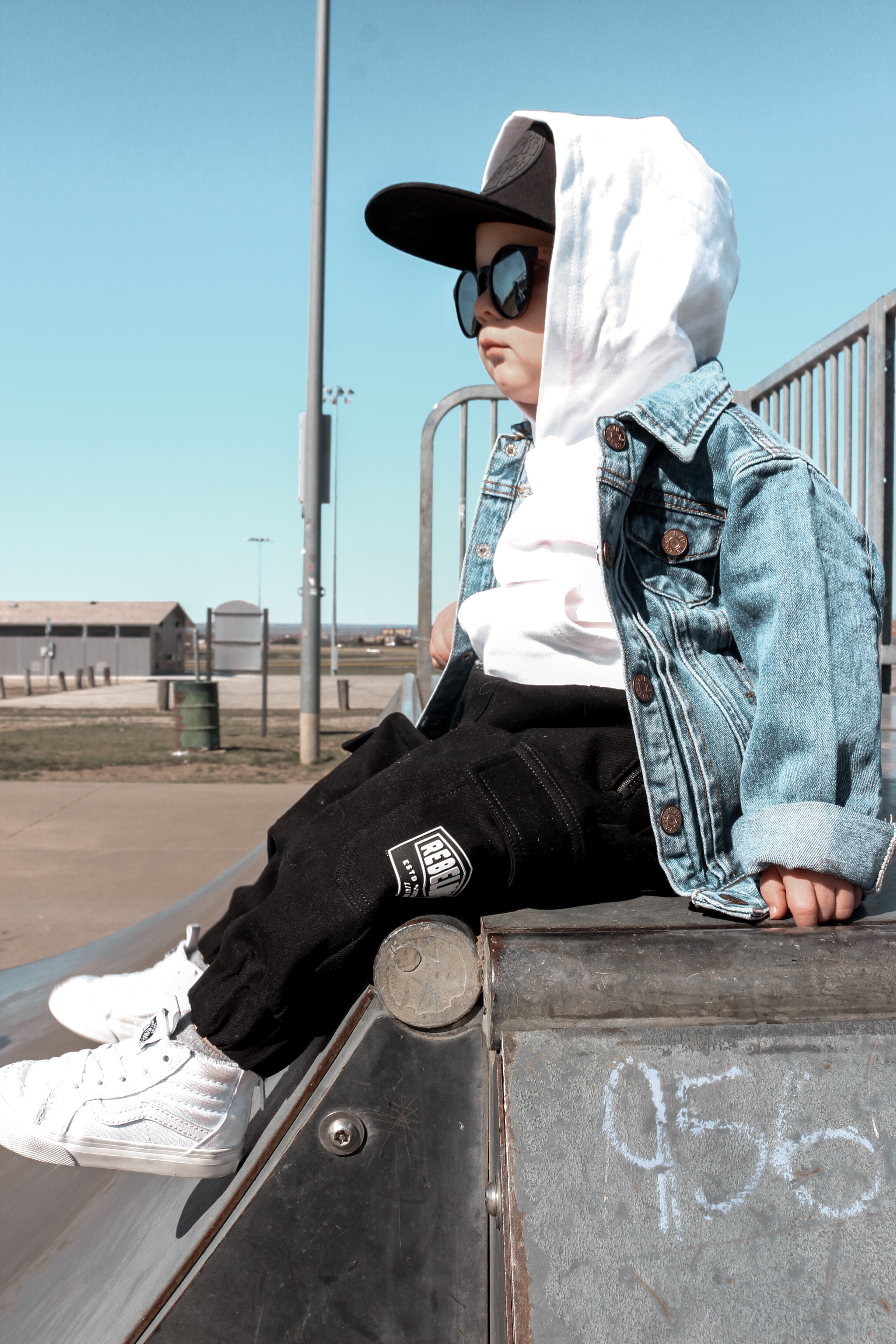 Rebel Cargo Pant in Black