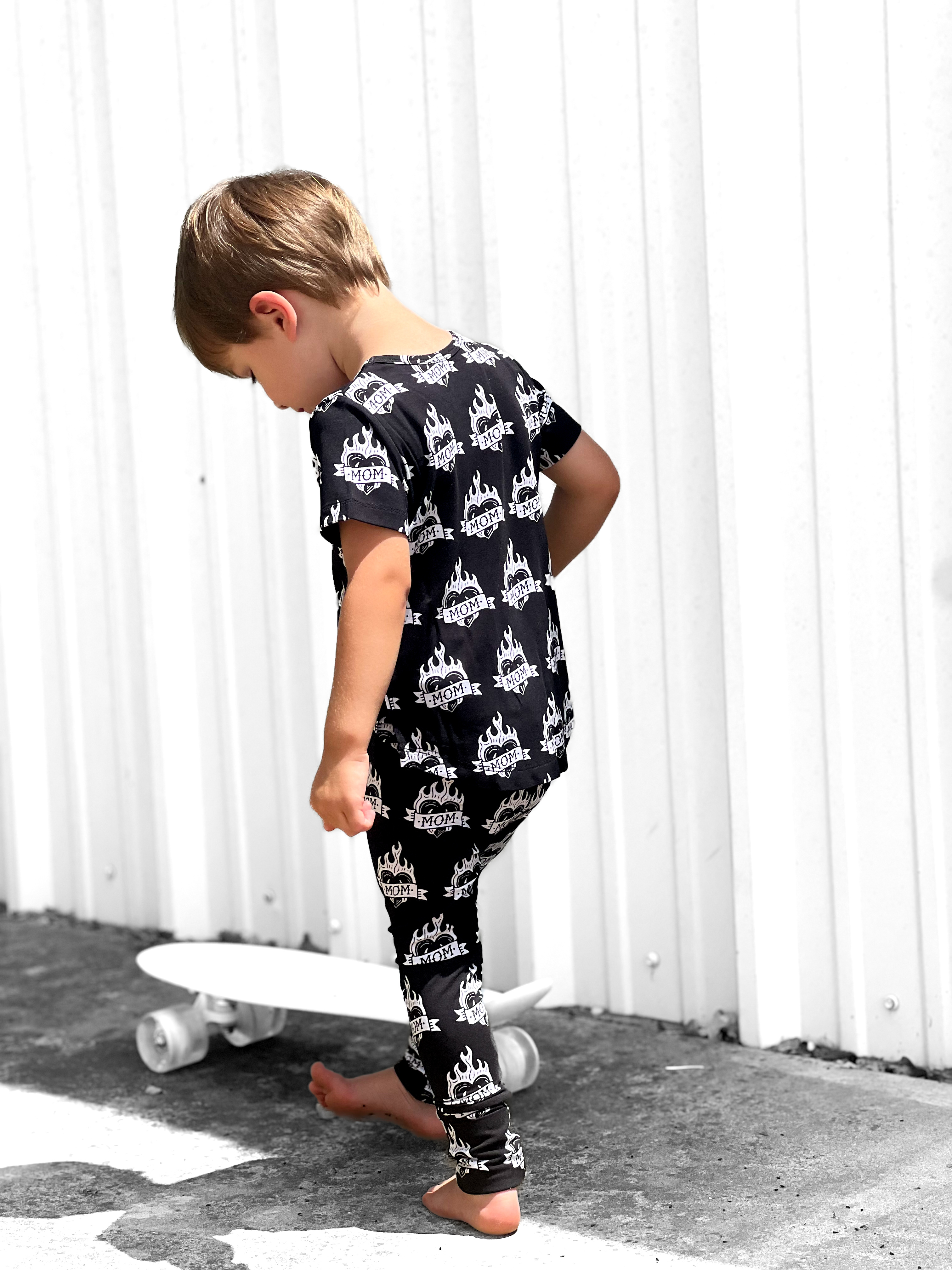 Bamboo Two Piece Set in Mad Love For My Mama [Midnight Edition]